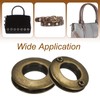 sourcing map 4 Pcs Zinc Alloy Screw Rings Eyelet Grommets,