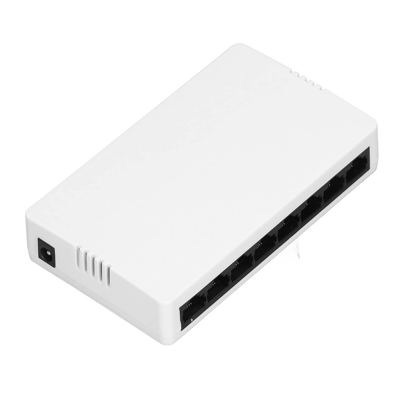8 Port Ethernet Net Switch High Speed Stability Silent Operation