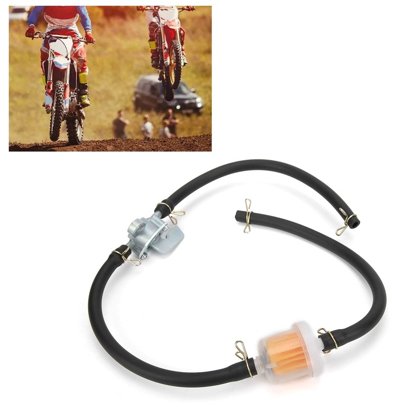 6mm Inline Fuel Tank Tap Filter Tube with Fuel Tap