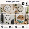 EUQWOSDD Silent Quartz Clock Mechanism Kit, High Torque Long Shaft
