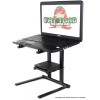 Fat Toad Folding DJ Laptop Stand with Sub-tray Shelf FAT