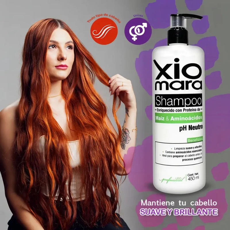 Xiomara Shampoo Proteína De Maíz Y Aminoácidos 450ml