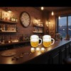 5Pcs Mini Beer Cups, Realistic Resin Dollhouse Barware for DIY