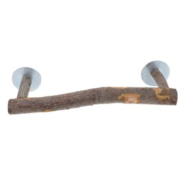 POPETPOP 1 Set Parrot Perches Shaped Perches with Food Holder for Cockatiels Budgies and Canaries Play Stand and Feeder for Cages Robust Construction