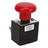 Qiilu Emergency Stop Switch 96V 250A Push Button Switch for