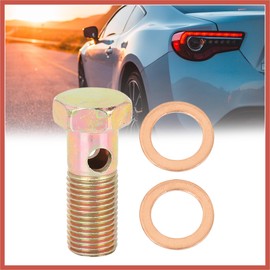 ACROPIX M14x1.5mm Metric Thread Banjo Bolts Brake Fitting Adapter with 2pcs M14 Washers Car Parts