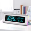 Digital Alarm Clocks for Bedrooms, LED Desk Clock with RGB