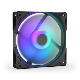 ENDORFY Stratus 120 PWM ARGB PC Case Fan, 120mm ARGB, Optional Automatic Fan Stop, Large RPM Range with PWM Control, High Flow Constraints Performance, EY4A008
