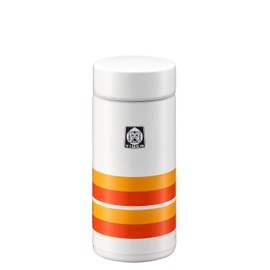 TIGER MMP-T020WO Vacuum Insulated Bottle, 6.8 fl oz (200 ml), Web Exclusive, 100th Anniversary Model, Retro Pattern, Orange Stripe