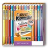 BIC Xtra Smooth Bright Edition Mechanical Pencils (Dark Colours, Erases