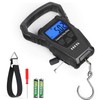 HEETA Waterproof Fish Scale Digital with Backlit LCD Display, 110lb/50kg