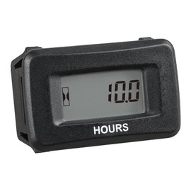Runleader Digital Inductive Hour Meter, Waterproof Design for Lawn Mower Generator Motorcycle Outboard Motor Chainsaw etc.
