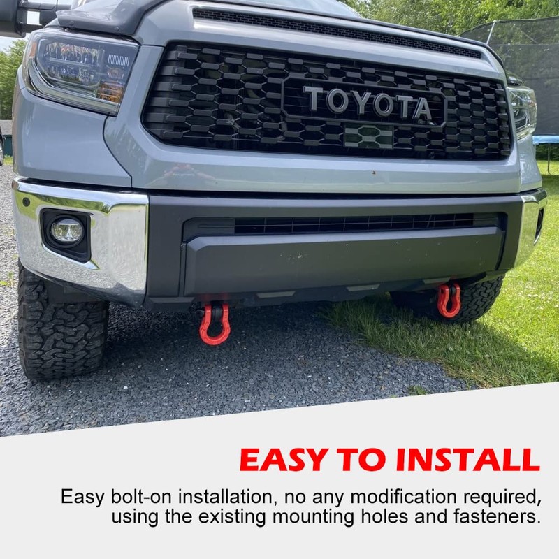 Tacoma Front Tow Hooks, Demon Brackets Shackle Mounts Compatible with