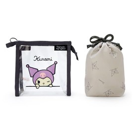 Sanrio 340006 Chromi Clear Pouch with Drawstring (Simple Design)