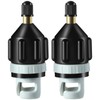 2Pcs Inflatable Boat SUP Pump Adapter, Premium Conventional Air Adapter,