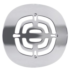 Westbrass Brass Snap-In Shower Strainer Grid, Polished Chrome, D316-26