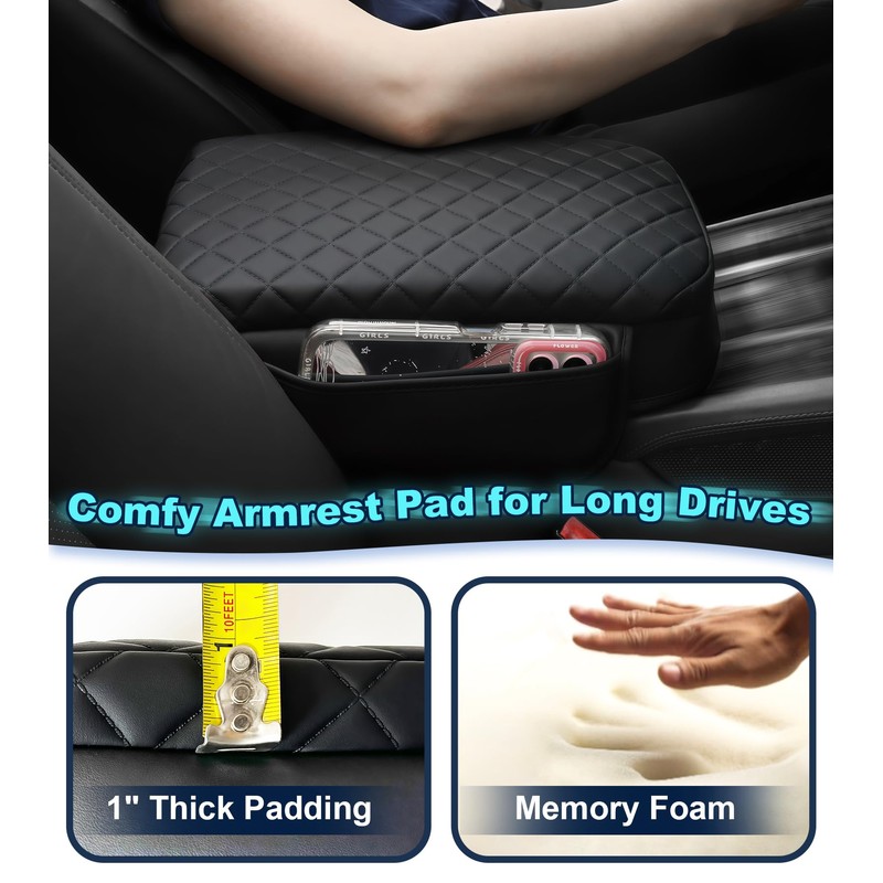 SDPVorn Armrest Cover for Nissan Frontier 2022-2025 Center Console Pad