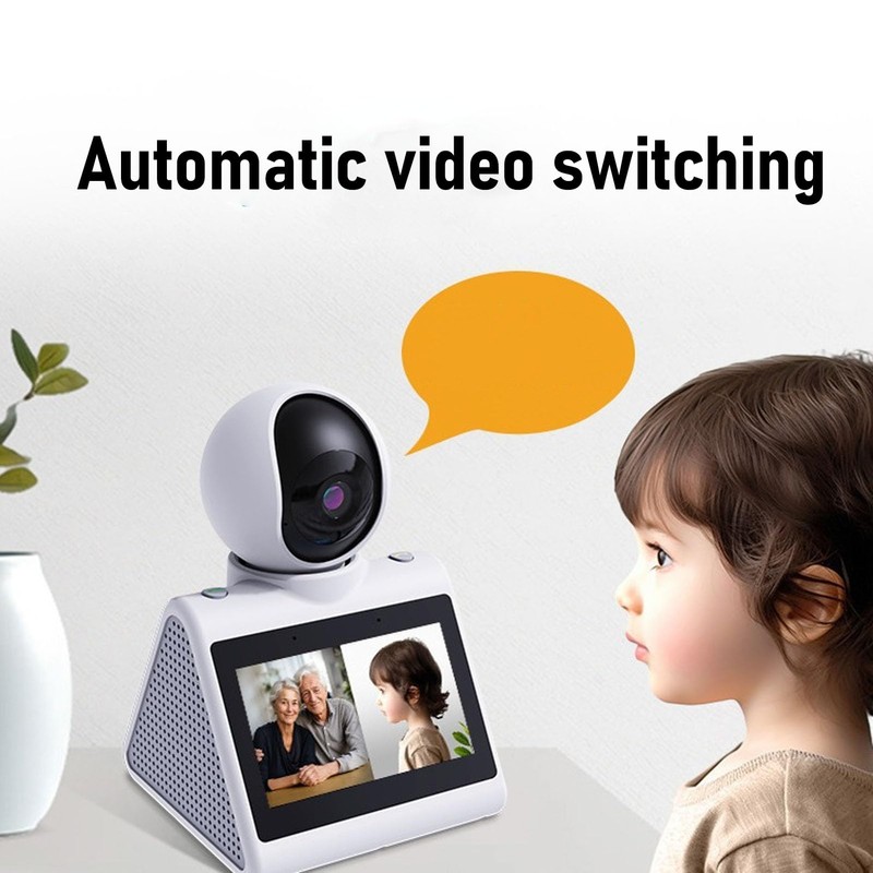 2K Security Camera Indoor, Two Way Video Calling Cam with