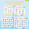 JoyCat Magnetic Letter and Number Tracing Board Set, Double Sided