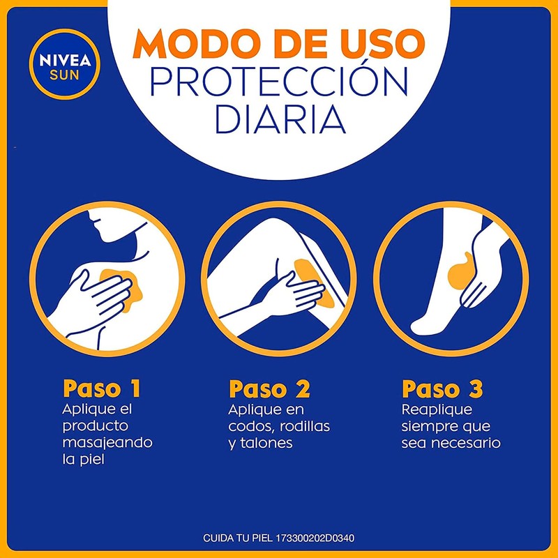 Protector Solar Corporal NIVEA SUN Protección E Hidratación Fps30+ 200Ml,