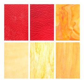 MILISTEN 6 Pieces Stained Glass Sheets Mosaic Glass Sheet Cathedral Glass Mosaic Tiles Glass Mosaic Piece DIY Craft Accessories