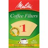 Melitta #1 Cone Coffee Filters, Natural Brown, 40 Count