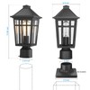 Darkaway Outdoor Post Lights Lamp Post Light Fixture, Waterproof Aluminum