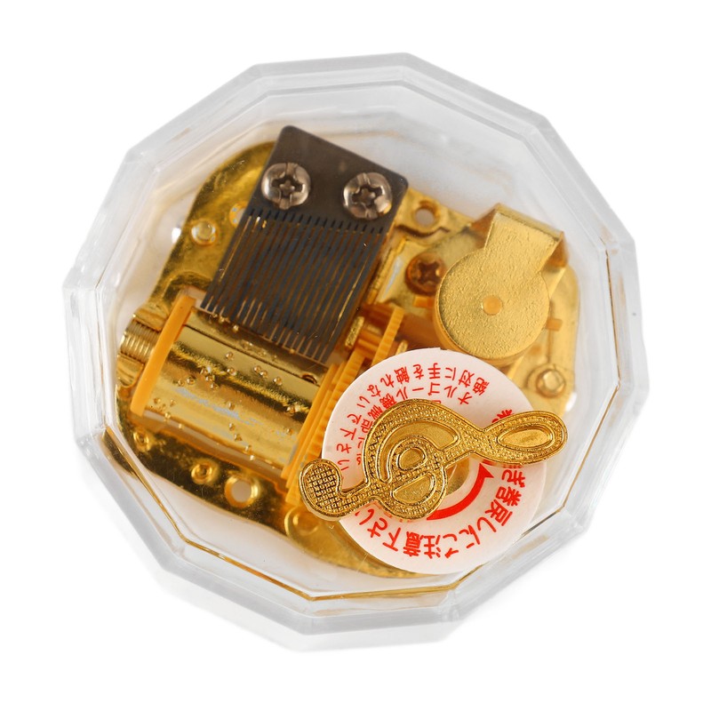 Acrylic Music Box Exquisite Beautiful DIY Clear Musical Box for