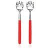 SQULIGT 2PCS Back Scratchers, Bear Claw Shaped Extendable Metal Retractable