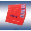 MICROS Package of 5 Genuine Micros Oracle Magnetic Stripe Red