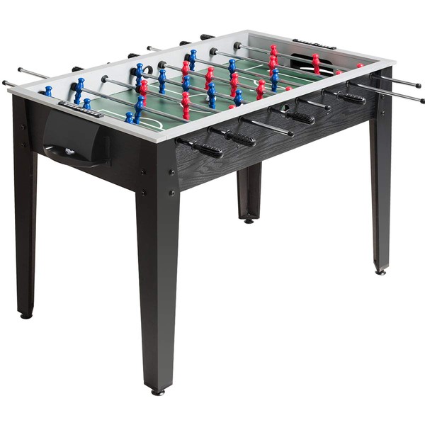Giantex Foosball Table, Wooden Soccer Table Game w/ Footballs, Suit for 4 Players, Competition Size Table Football for Kids, Adults, Football Table for Game Room, Arcades (48 inch, Black)