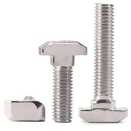 SYDARSYN Hammer Head Screws T-slot sliding screws T-slot bolts for aluminium profiles (series 30) M6 x 16 mm, 20 pieces