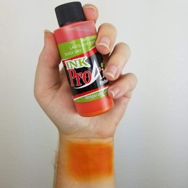 Body Paint - ProAiir Temporary Tattoo Ink - 4.2 oz (120ml) Orange
