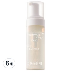 Ofment Inner Mate Wash Daily Feminine Cleanser Gynecologist Questionnaire Test pH Improvement Test Completed, 6 Pieces, 150ml / 오브먼트 이너메이트 워시 데일리 여성청결제 산부인과 전문의 문진 테스트  pH 개선 테스트 완료, 6개, 150ml