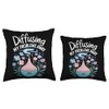 Diffusing My Problems Away Aromatherapy Throw Pillow