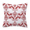 Set of 4 Luxton Red Cushion Covers Home Decor Square