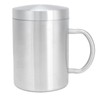 Stainless Steel Mug with Handle Lid DoubleLayer Heat Insulation Cup