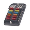 12 Way Fuse Box with LED Indicator DC12‑32V Waterproof Circuit