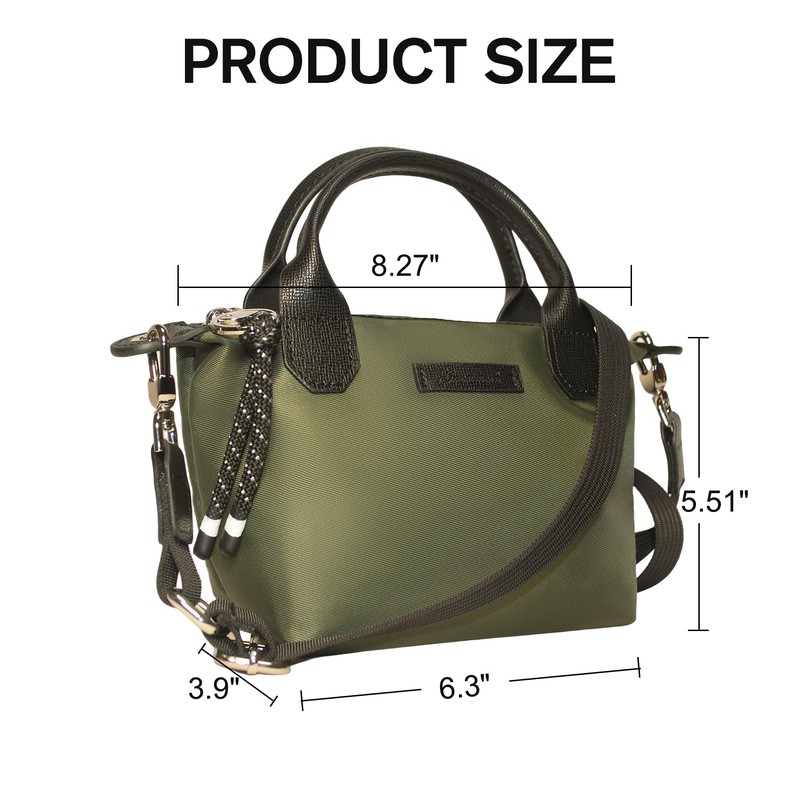 Designer Mini Tote Bag for Women - Lightweight Crossbody Purse