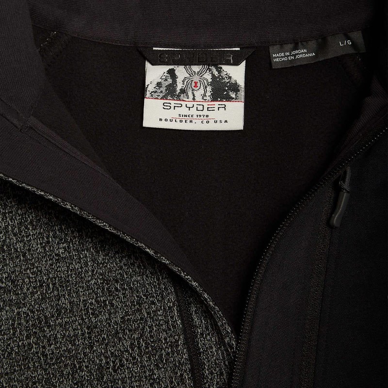 Spyder Men's Half Zip Sweater Gait Knit Pullover Jacket (as1,