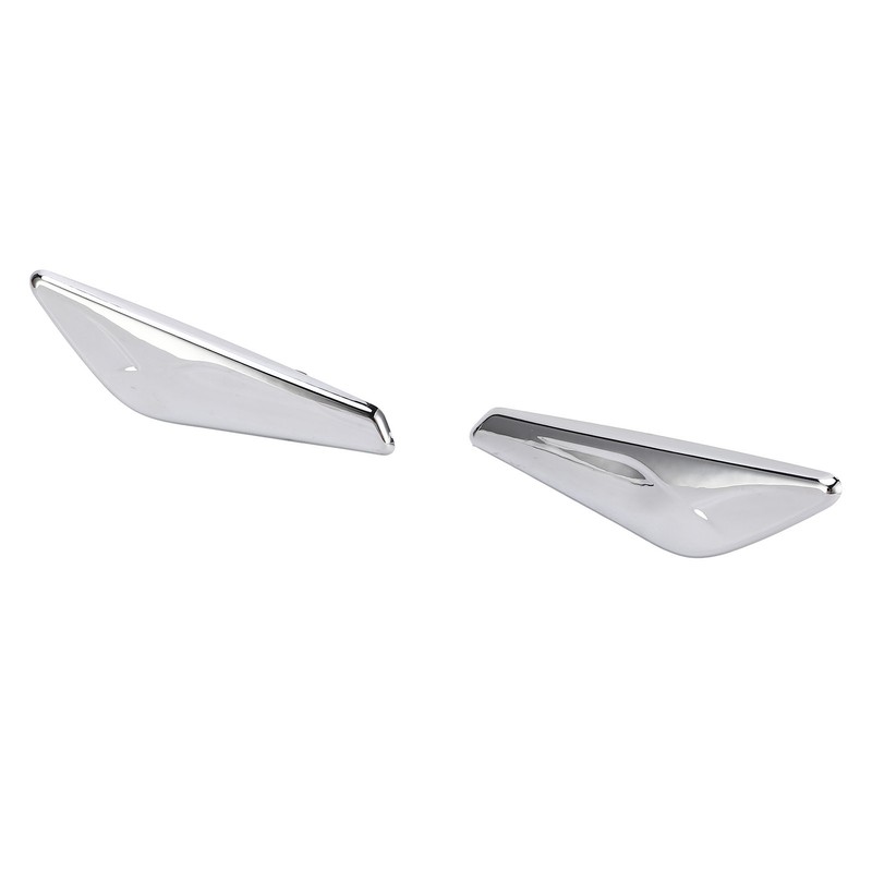 2PCS Front Fender Chrome Finisher 51117338569 Replacement for X3 X4