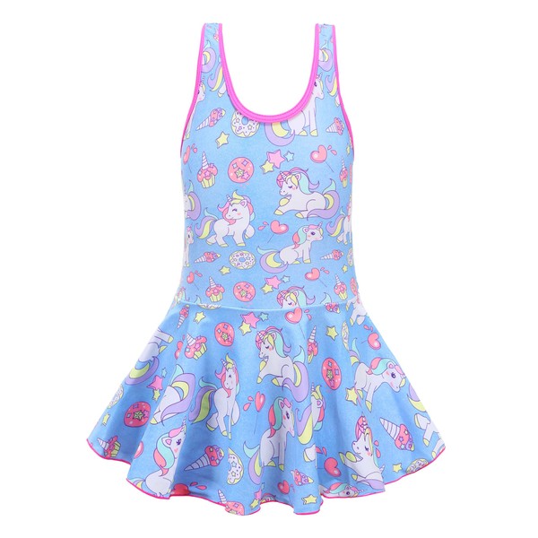KuKiee Traje de baño de una pieza con estampado de