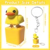 Duckeys Fidget Toy Quacking Key Fob Duck Key Caps with