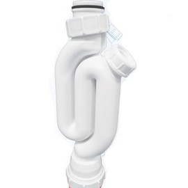 Y10 McALPINE 1 1/4 Inline Trap 1 1/2 Outlet