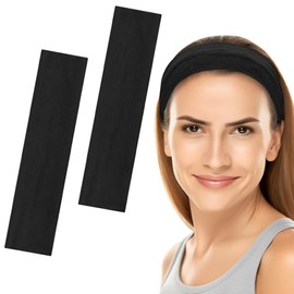 IEOVIEE 3 Piezas Diadema de Algodón de Ancho para Mujeres y Hombres, Elástica Suave Que Absorbe el Sudor, para Deportes de Yoga y Correr