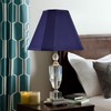 GO&SO 1 Pack Blue Lamp Shade Bell Lamp Shades,Scalloped Lamp