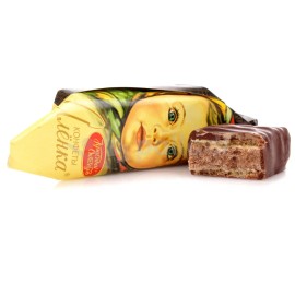 Red October Russian Chocolate Wafer & Praline Layers Candy Alenka 1 lb Аленка Alyonka