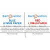 Bartovation Red & Blue Acid/Base Indicator Paper Test Strips Combo