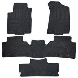 for 2017-2024 Nissan Armada/Infiniti QX80 2017-2024 Floor Mats Front & 2nd & 3rd Row Heavy Duty All Weather Floor Liner Full Set