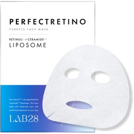 LAB28 Perfect Retino Face Mask, 7 Pieces, Made in Japan [Retinol Liposome, Moisturizing, Aging Care, Pores, Dry Small Wrinkles, Face Pack]
